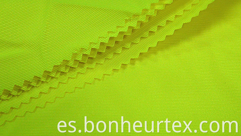 High vis stretch fabric